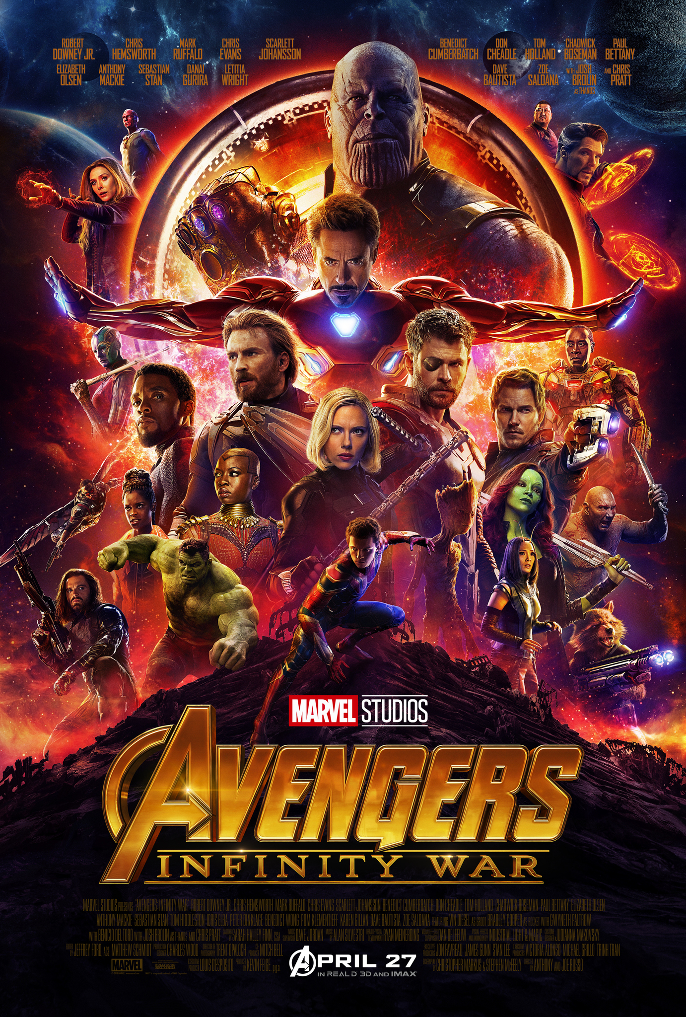 فیلم انتقام‌ جویان: جنگ ابدیت  Avengers: Infinity War 2018