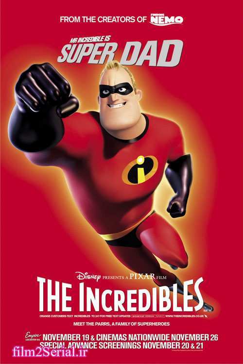 دانلود انیمیشن شگفت انگیزان 1 The Incredibles 2004