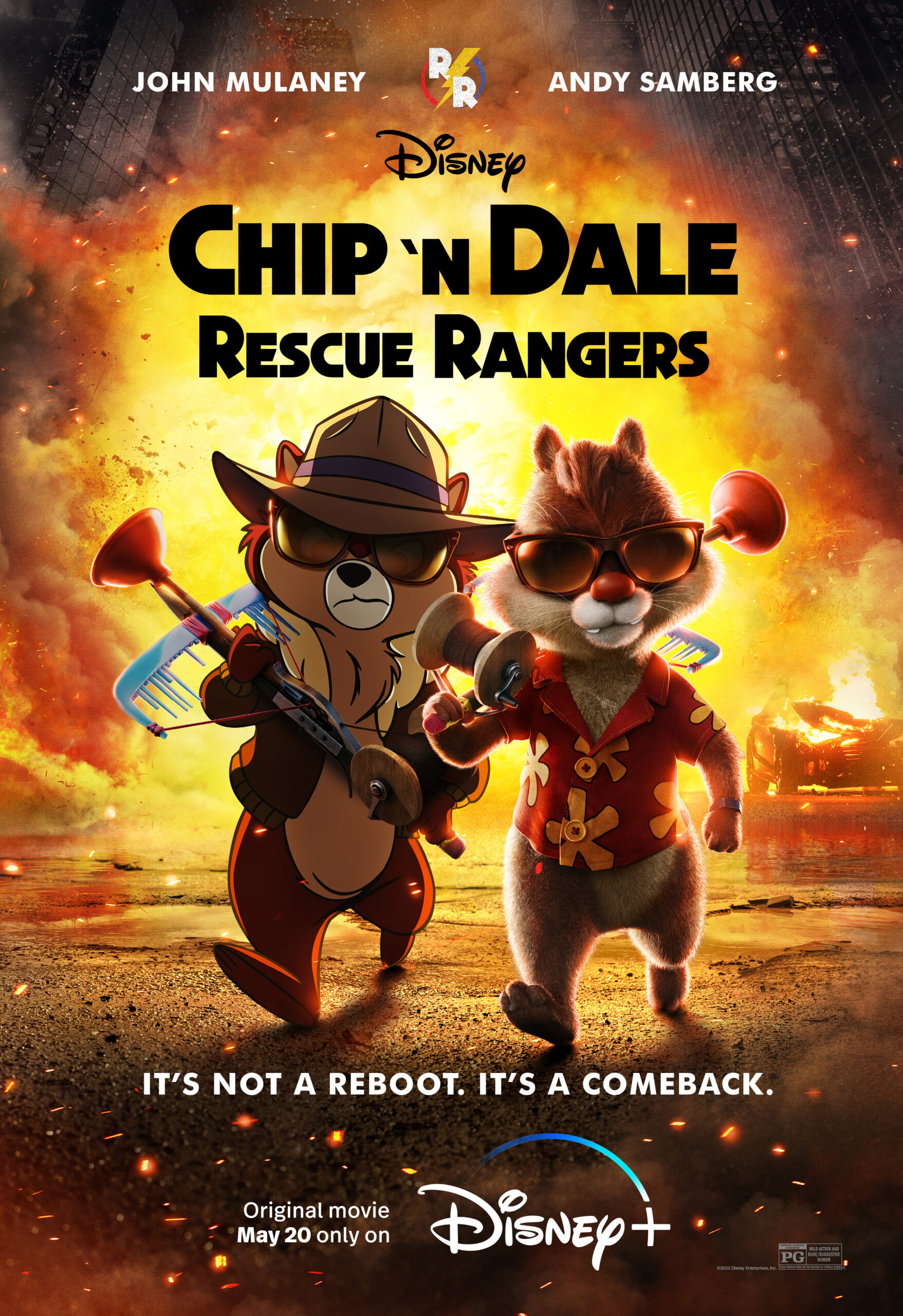 دانلود انیمیشن چیپ و دیل       Chip ‘n’ Dale: Rescue Rangers 2022