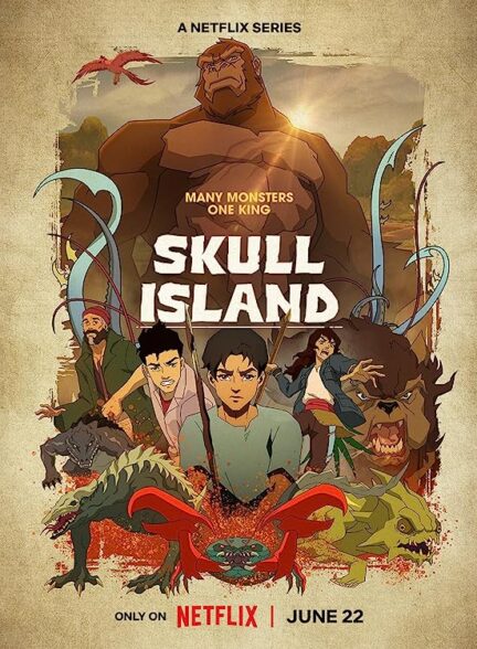 انیمیشن جزیره جمجمه Skull Island 2023