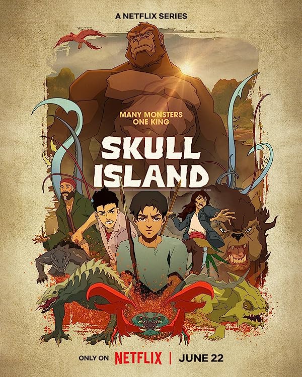 انیمیشن جزیره جمجمه Skull Island 2023
